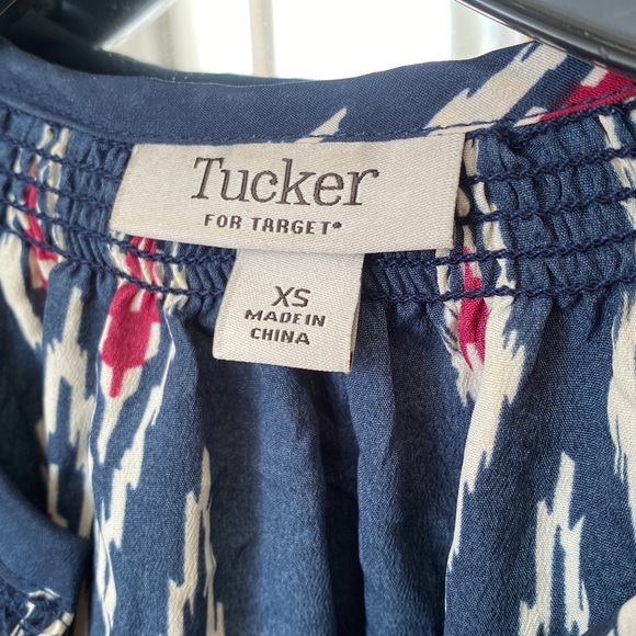 Tucker for Target Boho Peasant Button Down Dress Size XS - Picture 2 of 5